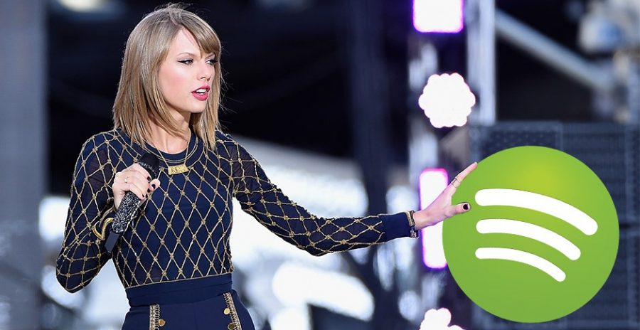 Taylor Swift shakes it off with Spotify