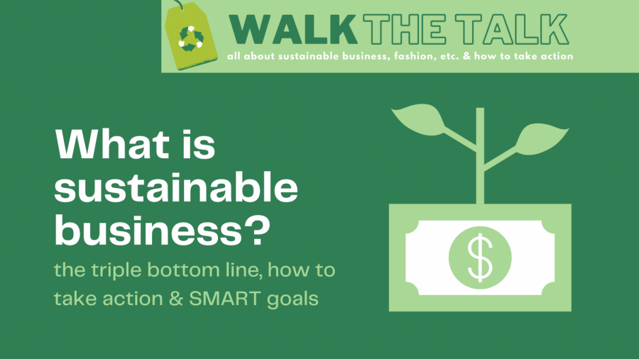 Sustainable business has experienced an uprise in the recent years, many brands have begun to employ sustainable business strategies and experienced positive benefits in the long run. [LAURA HSU/THE BLUE & GOLD]