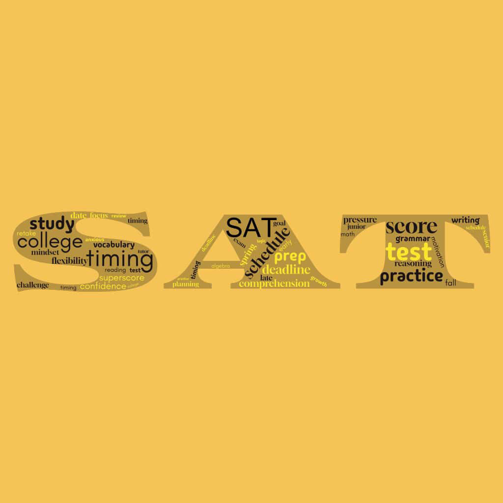 An SAT word cloud. [PHOTO COURTESY OF WORDCLOUDS]