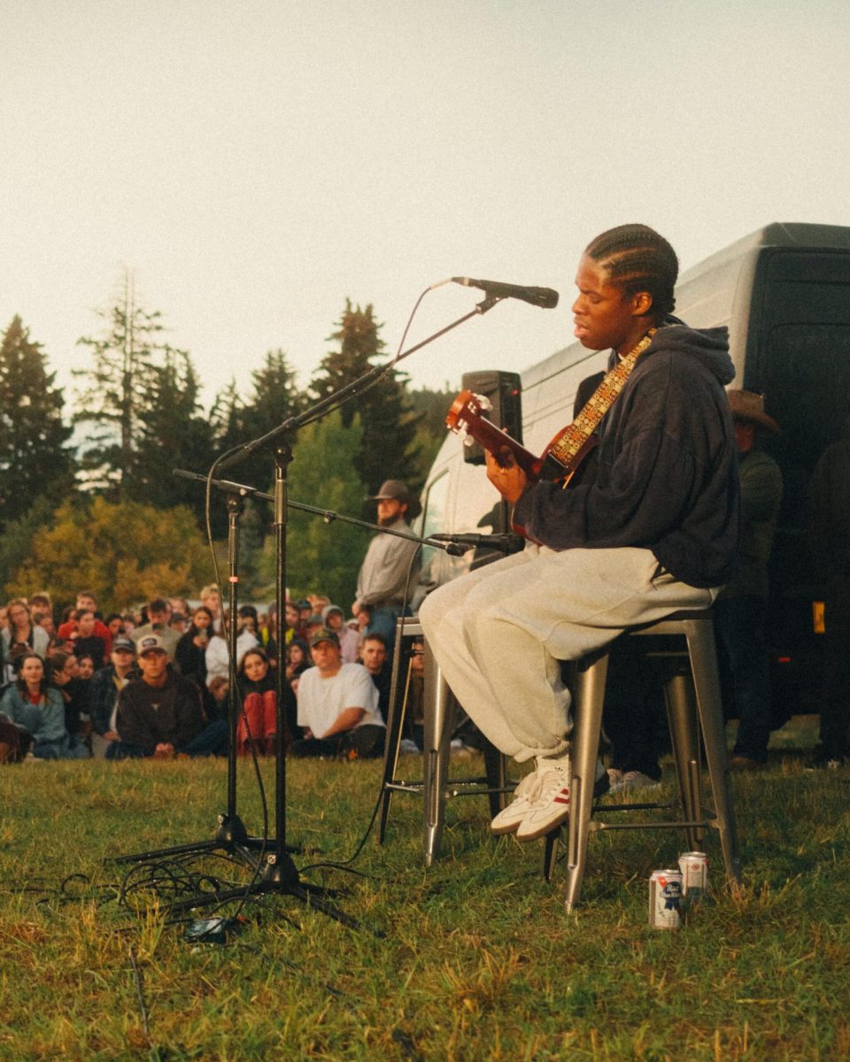 Caesar's pop-up concert in Bozeman, Montana. [Photo Courtesy of Joe Esenther]