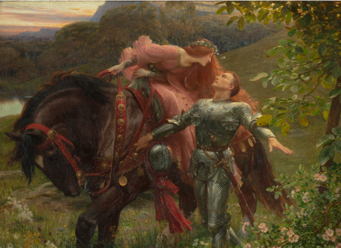 Frank Dicksee, La Belle Dame sans Merci, c.1901 [Photo Courtesy of Bristol Museums, Galleries & Archives]