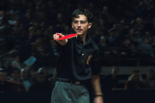 Though "Marty Supreme" struggles as a film, Timothee Chalamet's portrayal of Marty Mauser is truly one for the ages. [Photo Courtesy of A24]