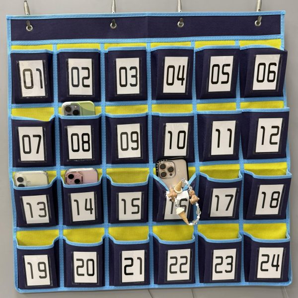 The current phone restricting method.
[CHARLOTTE WARMELINK/THE BLUE & GOLD]